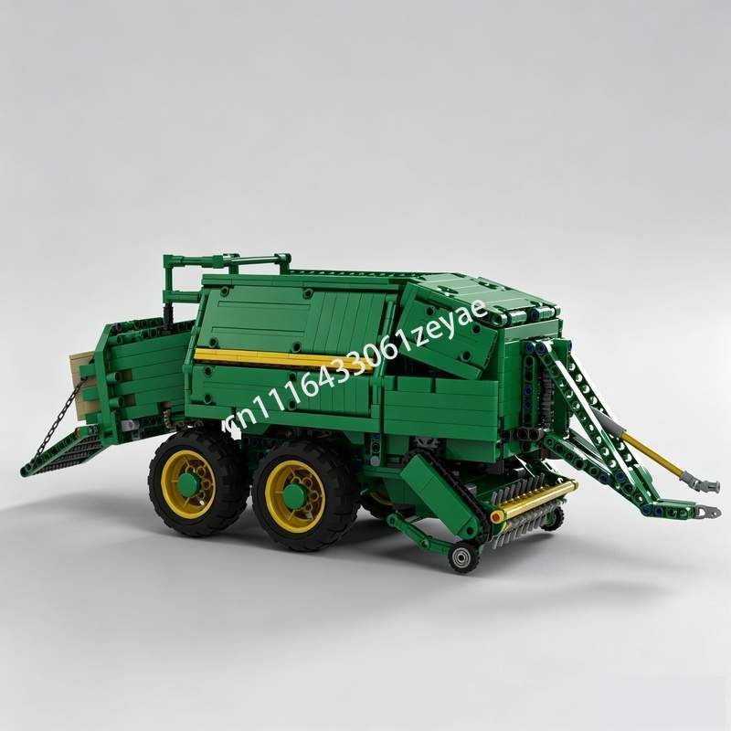 Farming Agriculture Model - 새로운 1535PCS 농장 베일 프레스 MOC