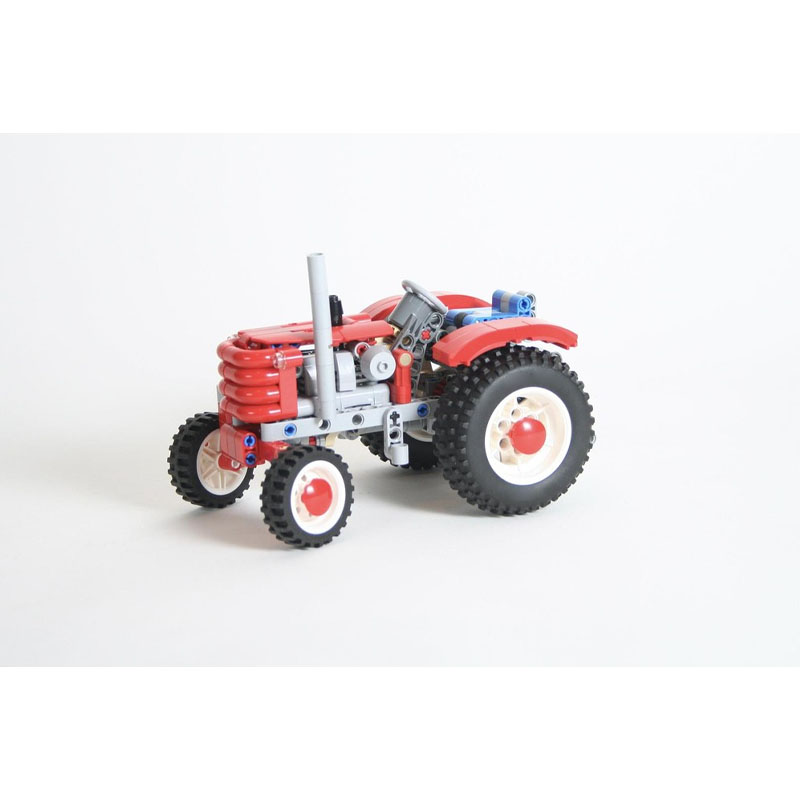 MOC-134064 도시 농장 농업용 레트로 트랙터 빌 - Farming Agriculture Model 리뷰 및 가격