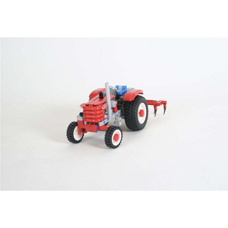 MOC-134064 도시 농장 농업용 레트로 트랙터 빌 - Farming Agriculture Model 리뷰 및 가격