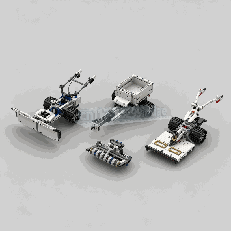 1021파츠 MOC 듀얼 싱글 액슬 농업용 트랙터 4가 - Farming Agriculture Model 리뷰 및 가격