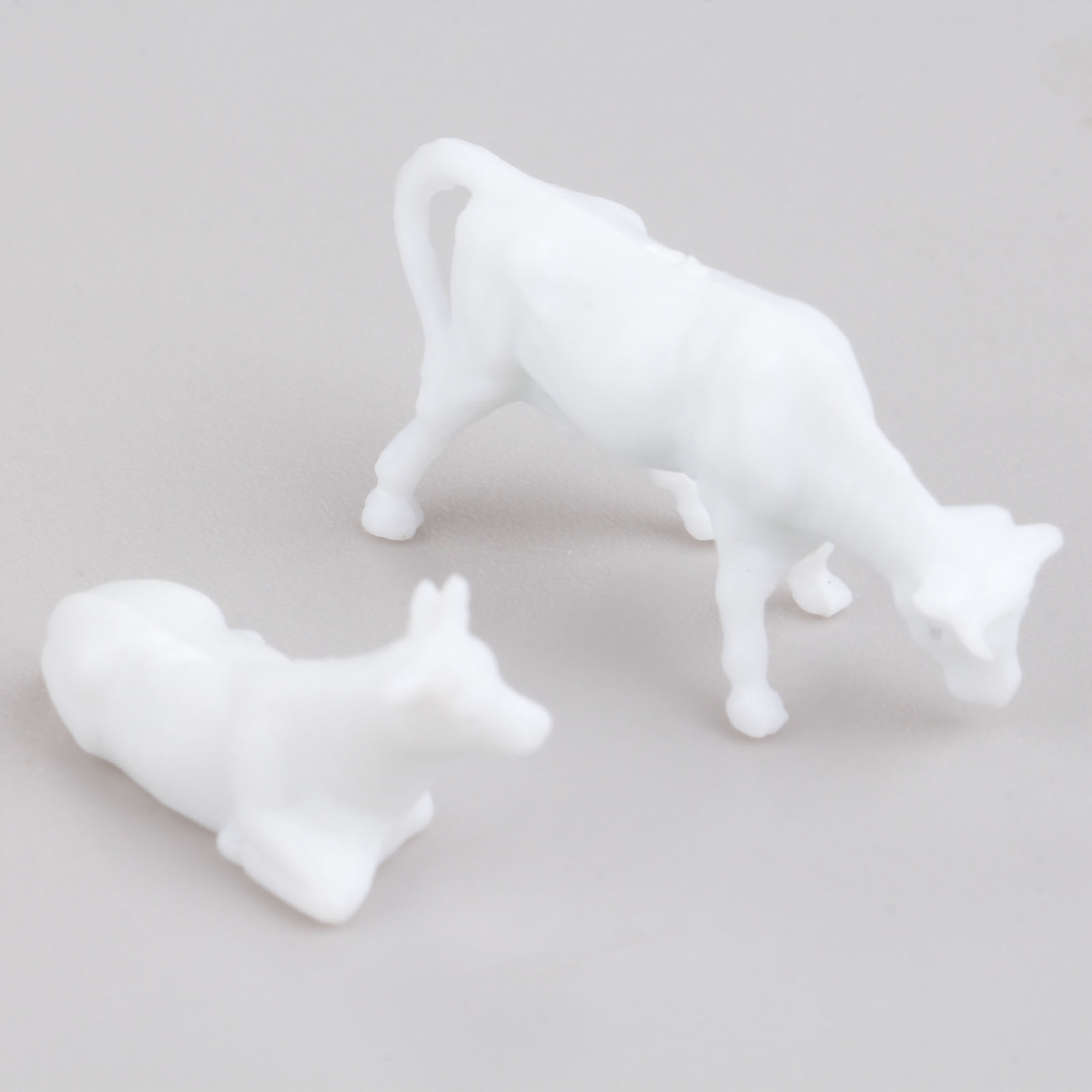 100pcs 흰색 모델 암소 규모 1:87 도색되지 않 - Farming Agriculture Model 리뷰 및 가격