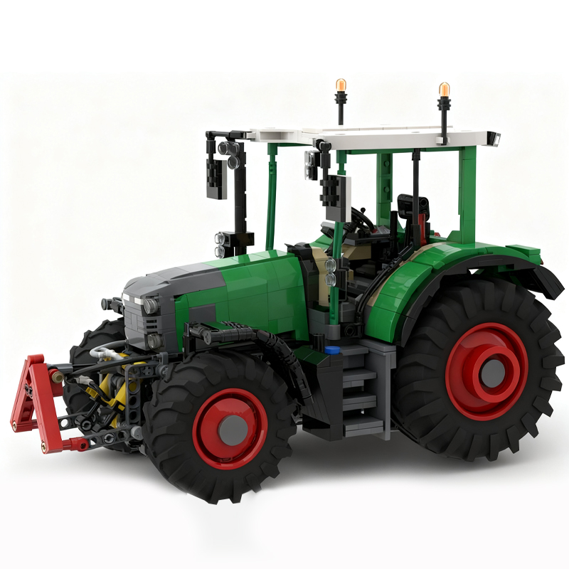 새로운 녹색 농장 트랙터와 빨간색 베일러 트레일러 MO - Farming Agriculture Model 리뷰 및 가격